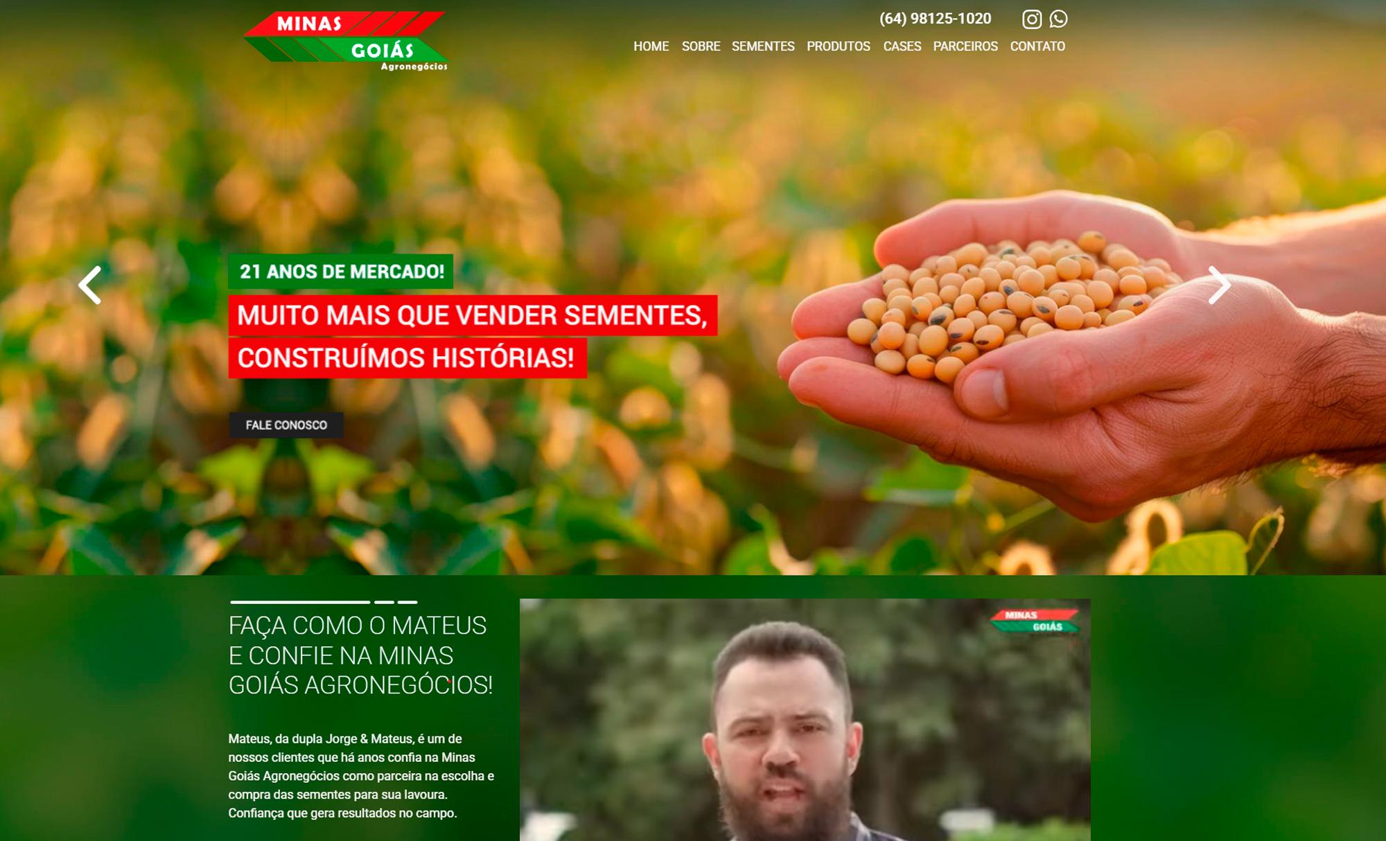 Blog AsWeb - Entrega site para a Minas Goiás Agrícola, força do agro em Itumbiara.