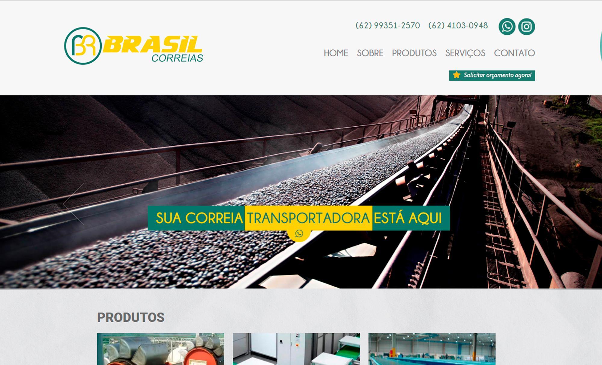 Desenvolvimento de Site Brasil Correias - AsWeb