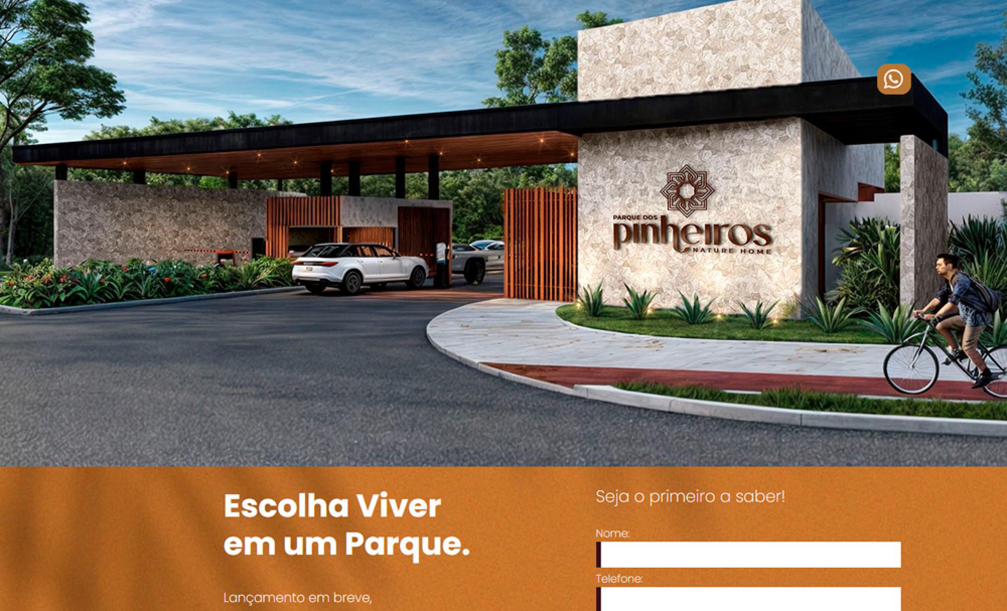 Desenvolvimento de Site Parque dos Pinheiros - AsWeb
